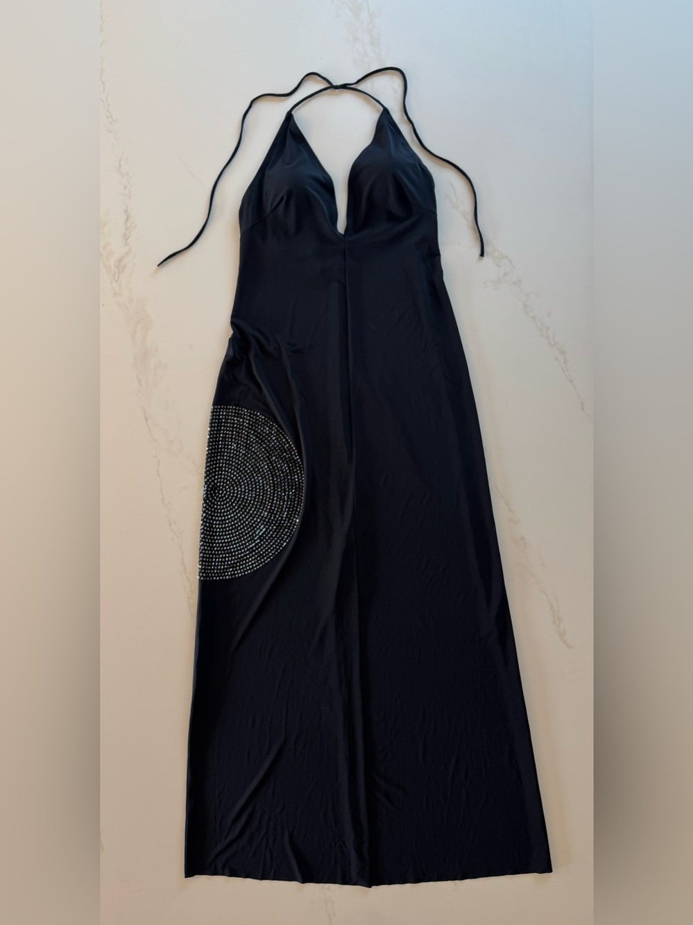 Helene Zubeldia Paris Vintage Bodycon Maxi Dress